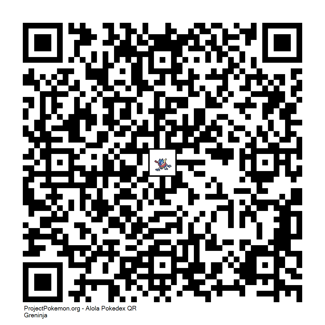 Cdigo QR de Greninja